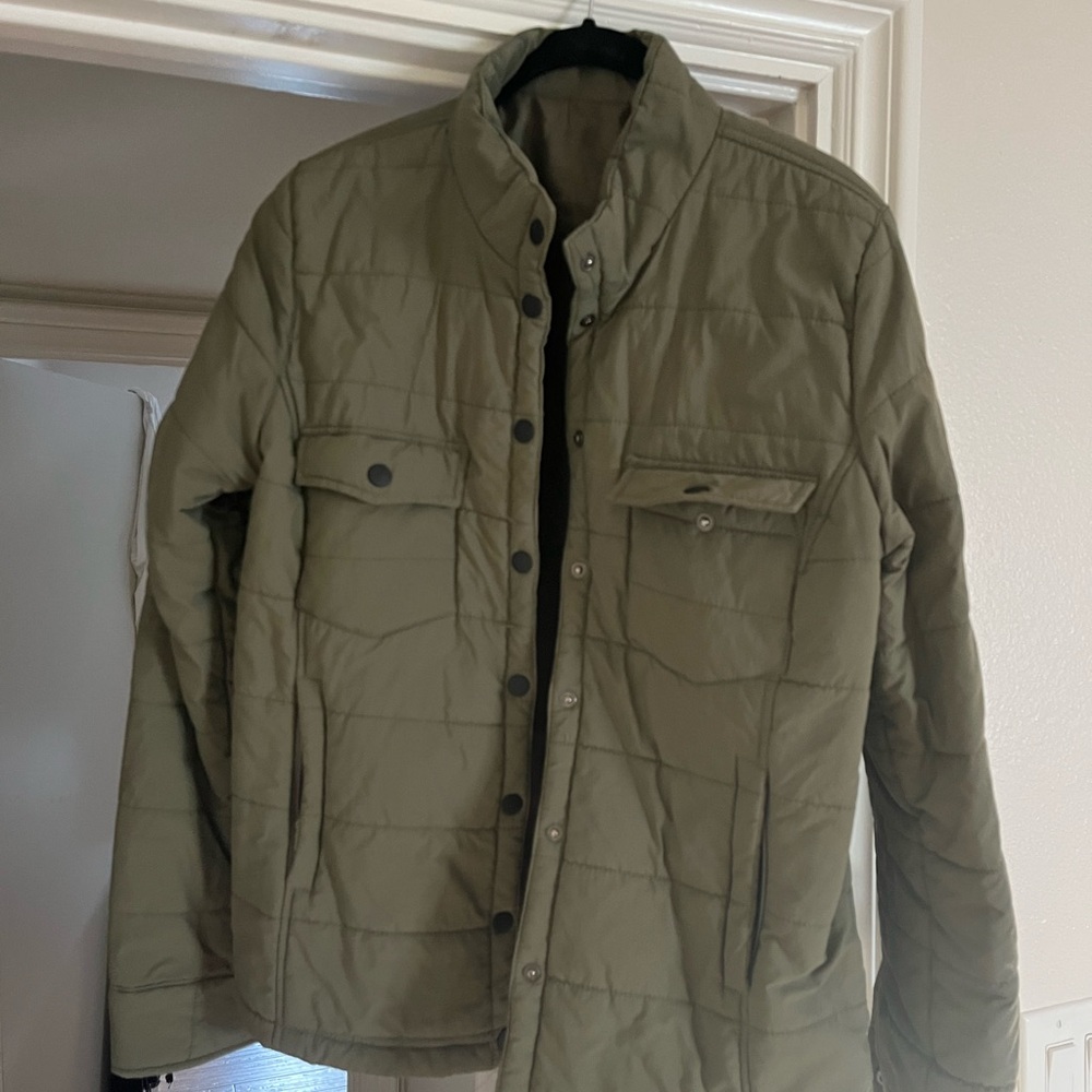 O'Neill Olive Green Quilted Puffer Jacket